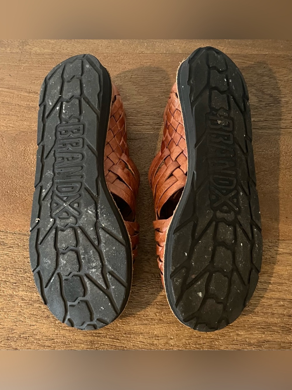 Women’s brand X huarache tan sandals size 7 - Picture 5 of 5